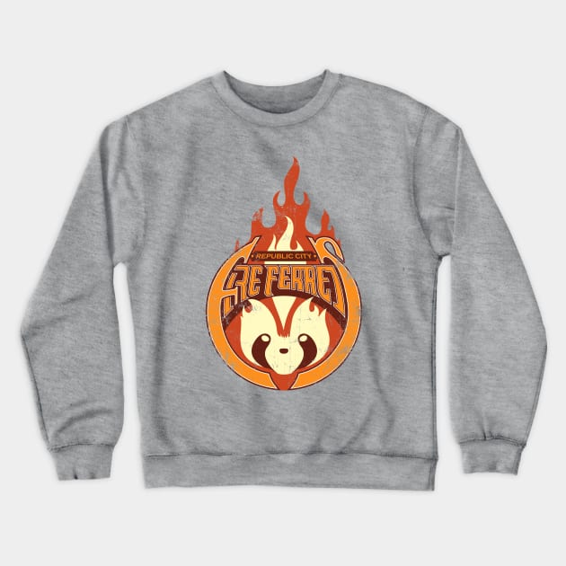 Vintage Republic City Fire Ferrets Crewneck Sweatshirt by razzan